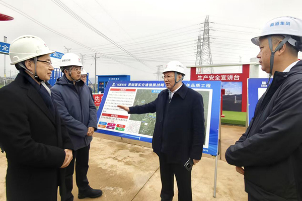 蜀道集團(tuán)黨委副書記、董事、副總經(jīng)理丁應(yīng)虎赴德繞項(xiàng)目調(diào)研